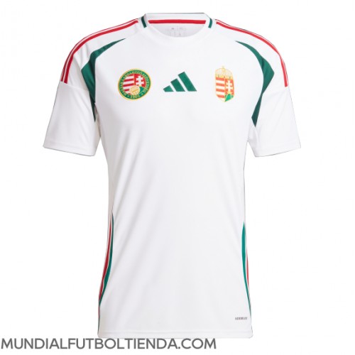 Camiseta Hungría Segunda Equipación Replica Eurocopa 2024 mangas cortas